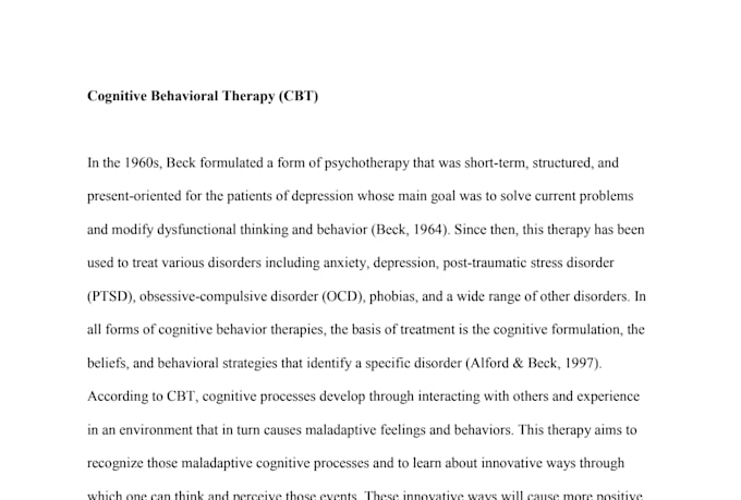 write mental health or counseling article