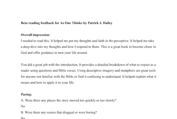 read and critique your story