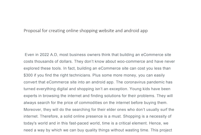 build ecommerce site and an android app using woocommerce