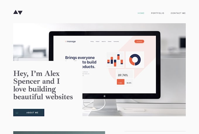 be your front end web developer, HTML CSS
