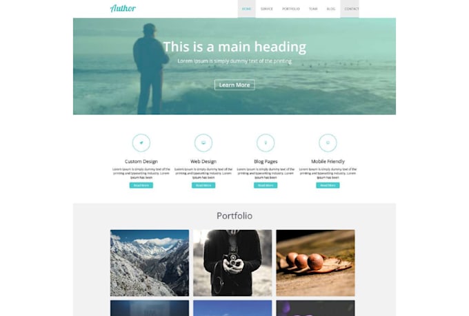 design your website with bootstrap