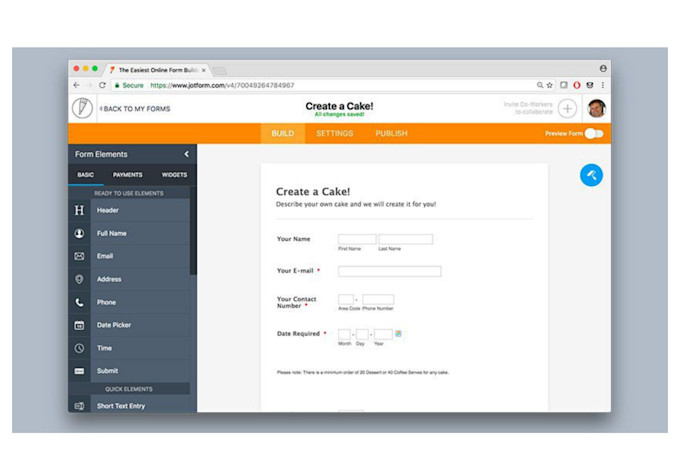 fix or design wpform, typeform, jotform, gravity form