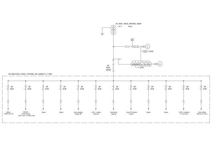 Draw electrical sld and electrical schematic by Malikkashifali4 | Fiverr