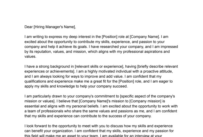 Write your motivational letter for job application by Brefma | Fiverr