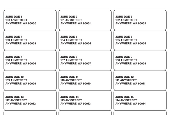 Create custom avery labels for printing by Graphicsmanhb | Fiverr