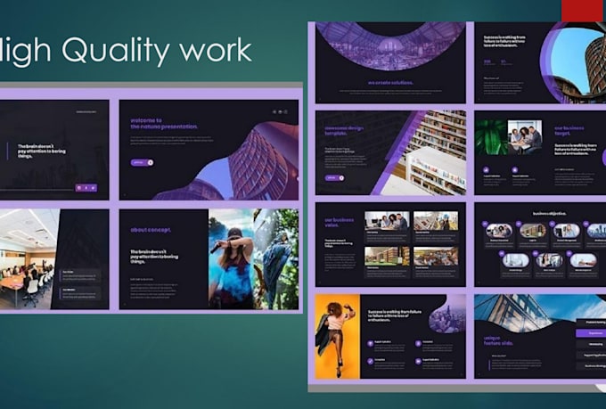 create exclusive summaries and design powerpoint presentations