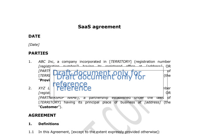 Do contract drafting paralegal saas agreements research by Shriyavg