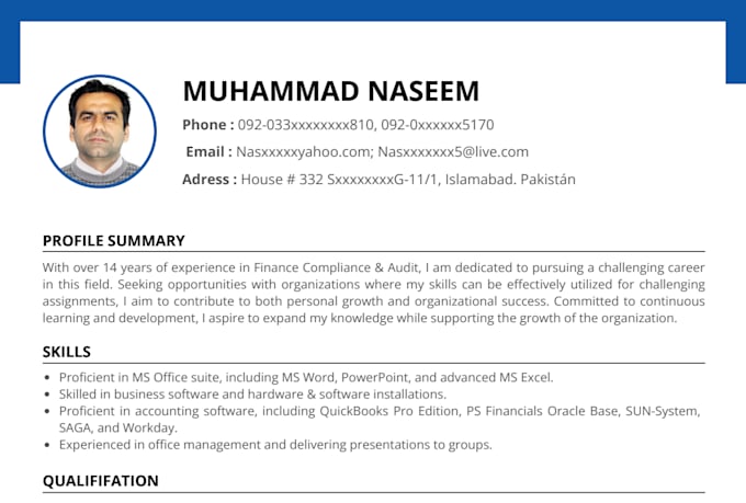 write an ats friendly resume for you
