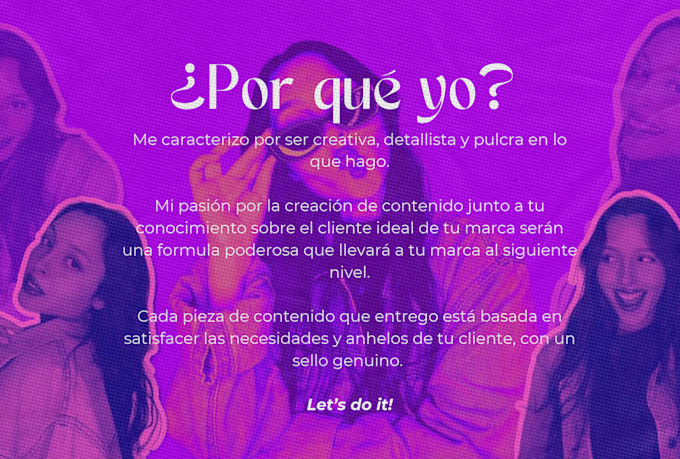 creadora de contenido ugc