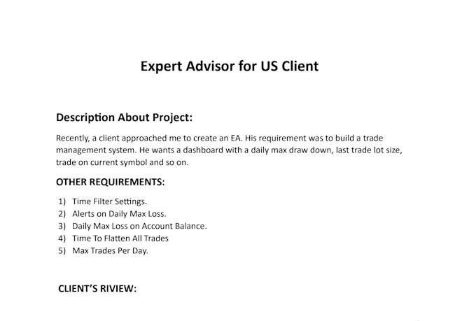 create mt4 , mt5 expert advisors metatraders