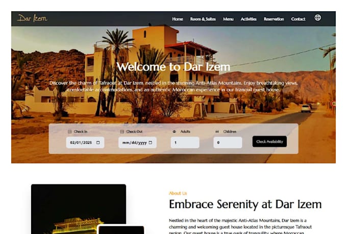 Responsive frontend website with react, tailwind css , javascript by ...