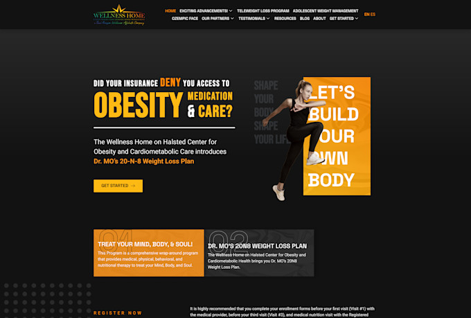 create a high converting premium website