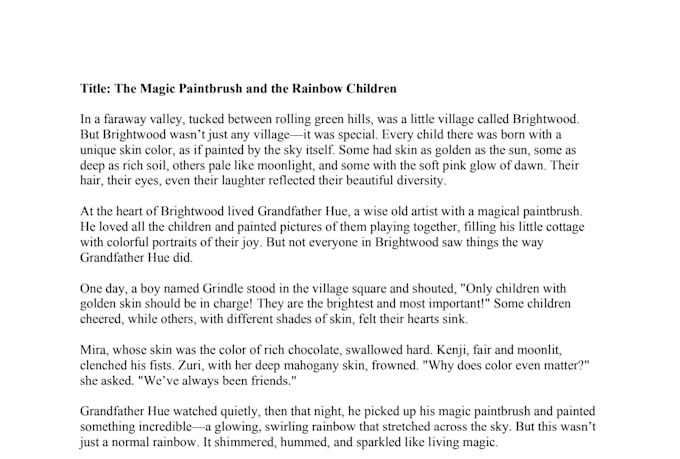 ghostwrite kids stories and video scripts