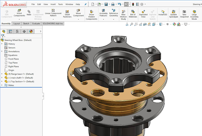 Do 3d modeling by solidworks and 2d drawing by autocad by Abdul ...