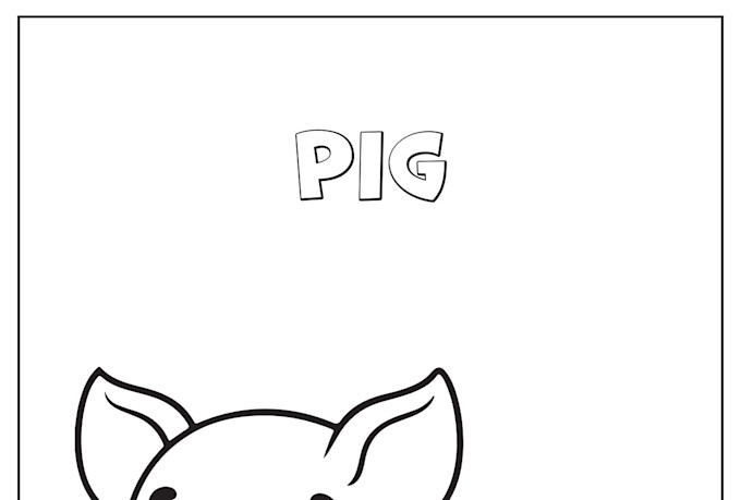 draw coloring book pages for children