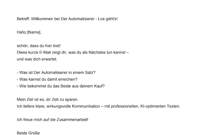 verkaufs emails mit ki chatgpt die kunden überzeugen