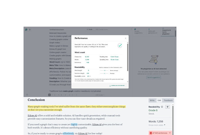 write proofread edit or rewrite blog article content