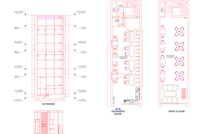 make architectural and construction drawings