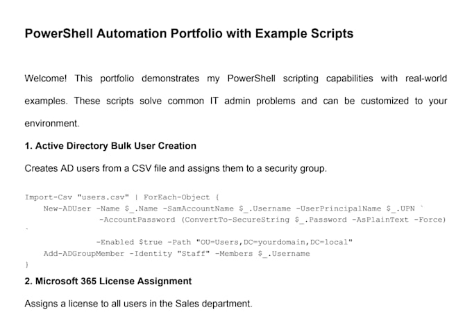 automate your IT tasks with powershell