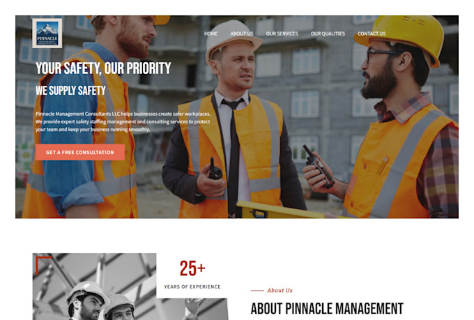 design a modern wordpress website or landing page using elementor pro