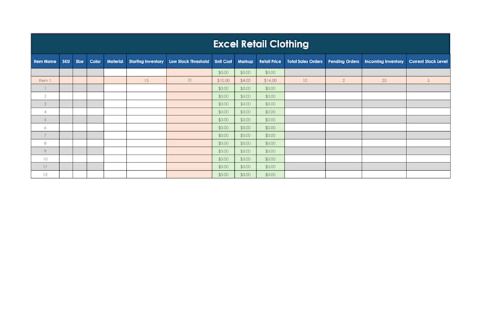 do data entry, inventory list, and PDF to excel