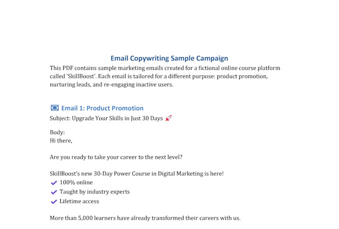 write high converting email copy that destroy competition