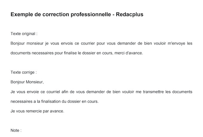 corriger et améliorer vos textes professionnels fr