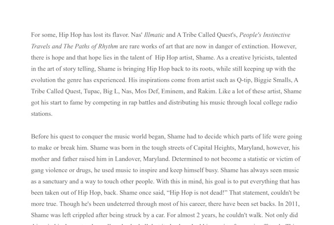 write an awesome biography for you or your business