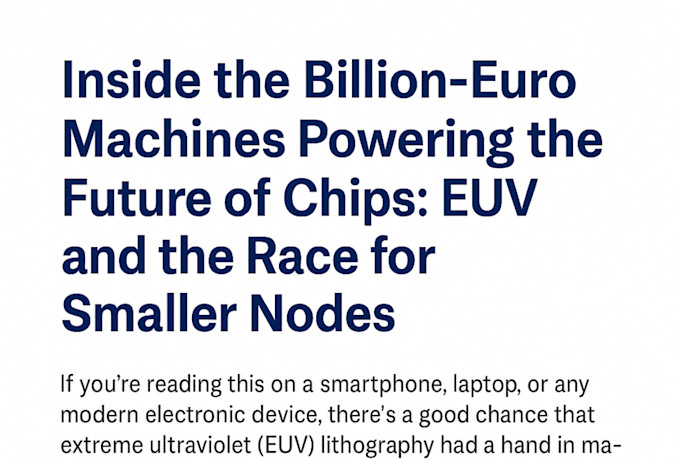 write engaging blog posts on physics or semiconductors, by a phd