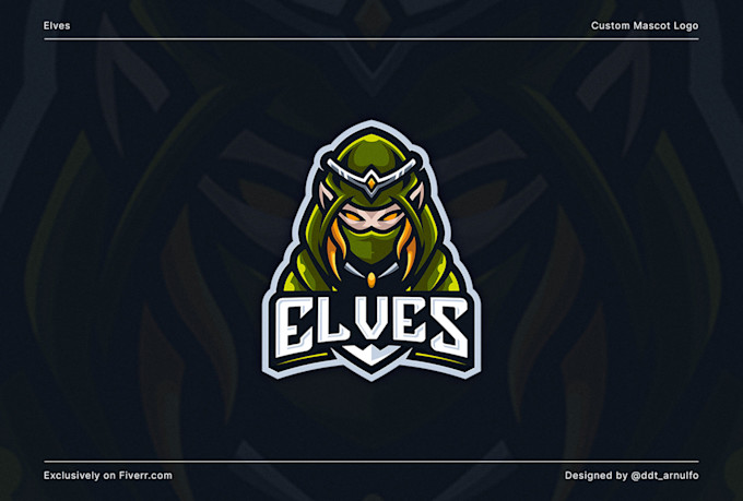 design mascot logo for gaming, esports, and sports