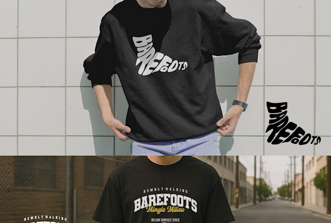 create streetwear typography design for your hoodie