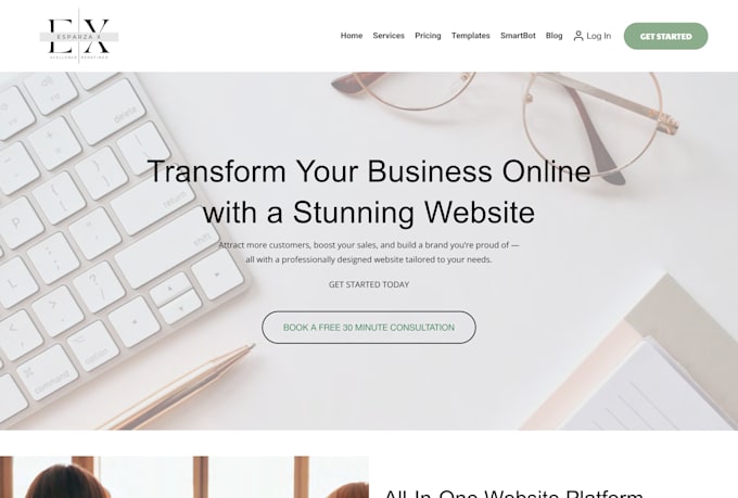 Design a modern, responsive no code website with your brand identity by ...