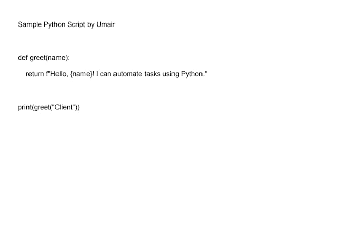 create a custom python automation script or tool for you