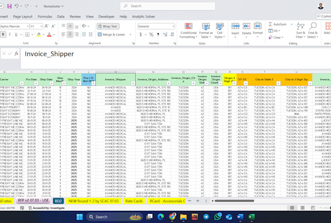 provide expert excel services and data analysis