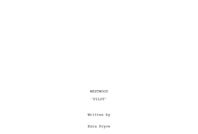 write your tv show