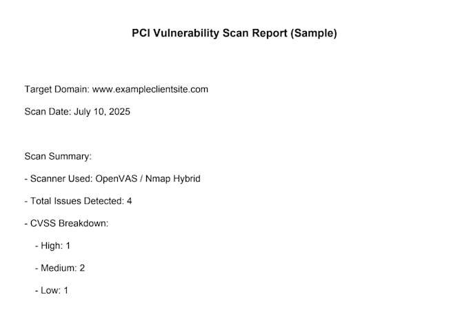 Perform a pci vulnerability scan by Andrew_jones2 | Fiverr