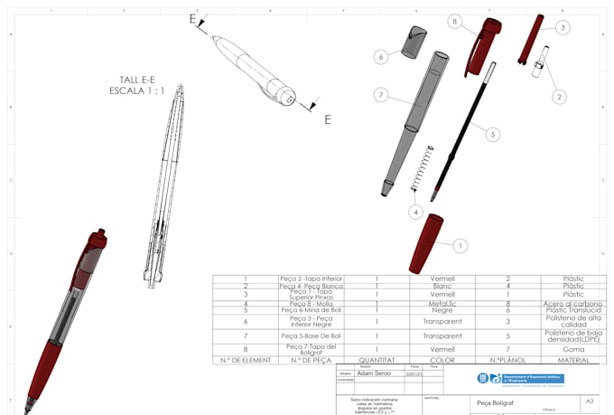 Adam Rashid Solidworks Do 3d cad modeling in solidworks by Adam_serooo | Fiverr