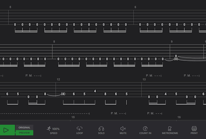 make you tabs for guitar and bass
