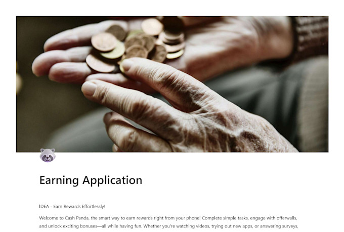 develop custom earning app with admin panel