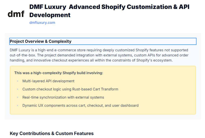 build shopify custom apis and high speed checkout extensibility