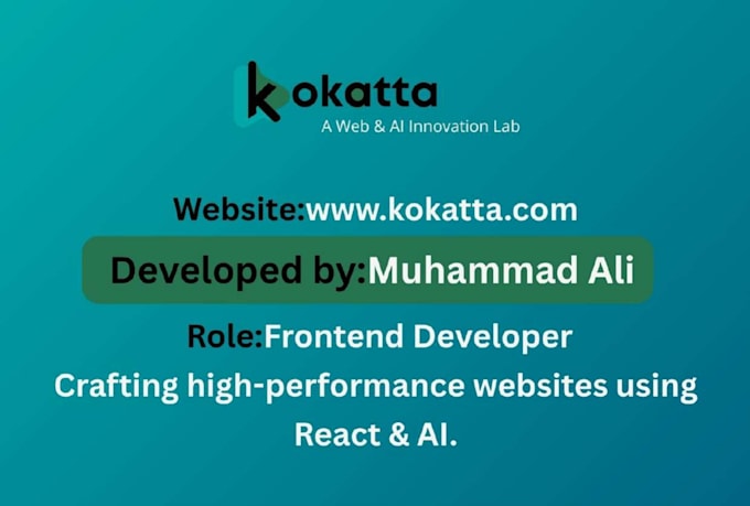 design and develop a custom, responsive website for your business