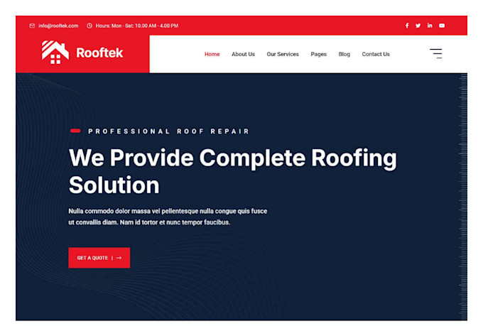 design one page website or wordpress landing page design