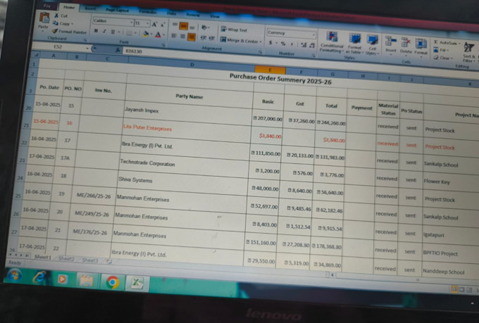 create excel inventory tracker with charts and alerts