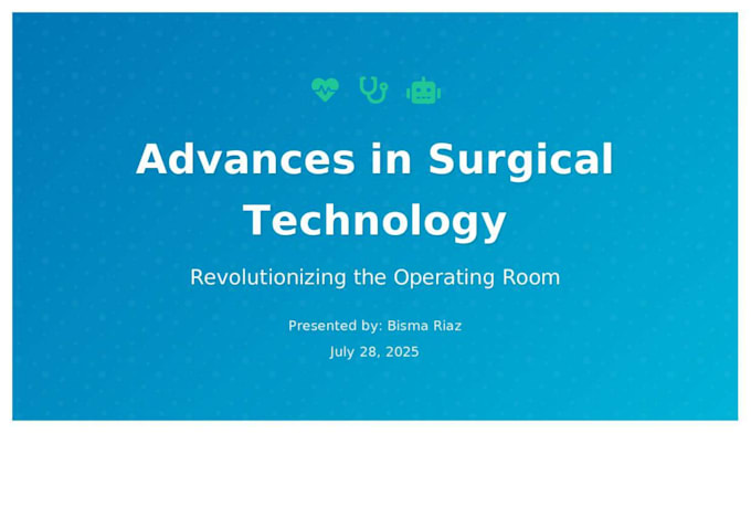 create professional medical surgical powerpoint presentation