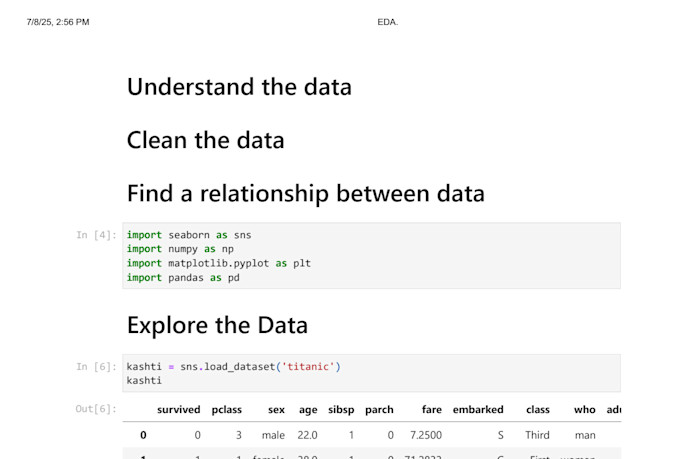 do data analysis, machine learning, cyber security projects