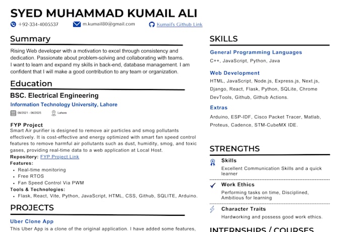 be your frontend developer