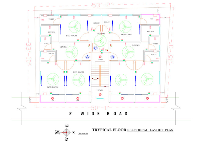 do 2d floor plans in autocad and 3d interior in sketchup and 3ds max