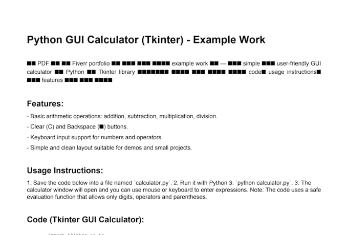 write python automation scripts by pasi autonomous |... Build python scripts for automation by Laibakworks | Fiverr