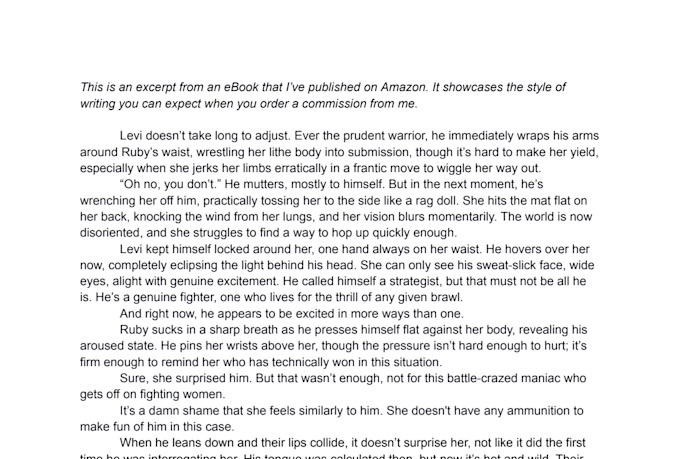ghostwrite a nsfw erotic story