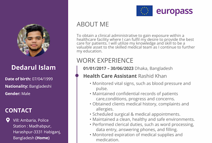 do something and really good at graphics and resume design